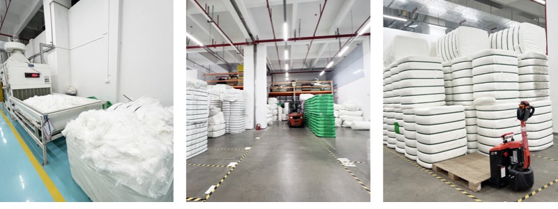 一次性擦拭巾針刺棉廠家-1000平方米大倉庫